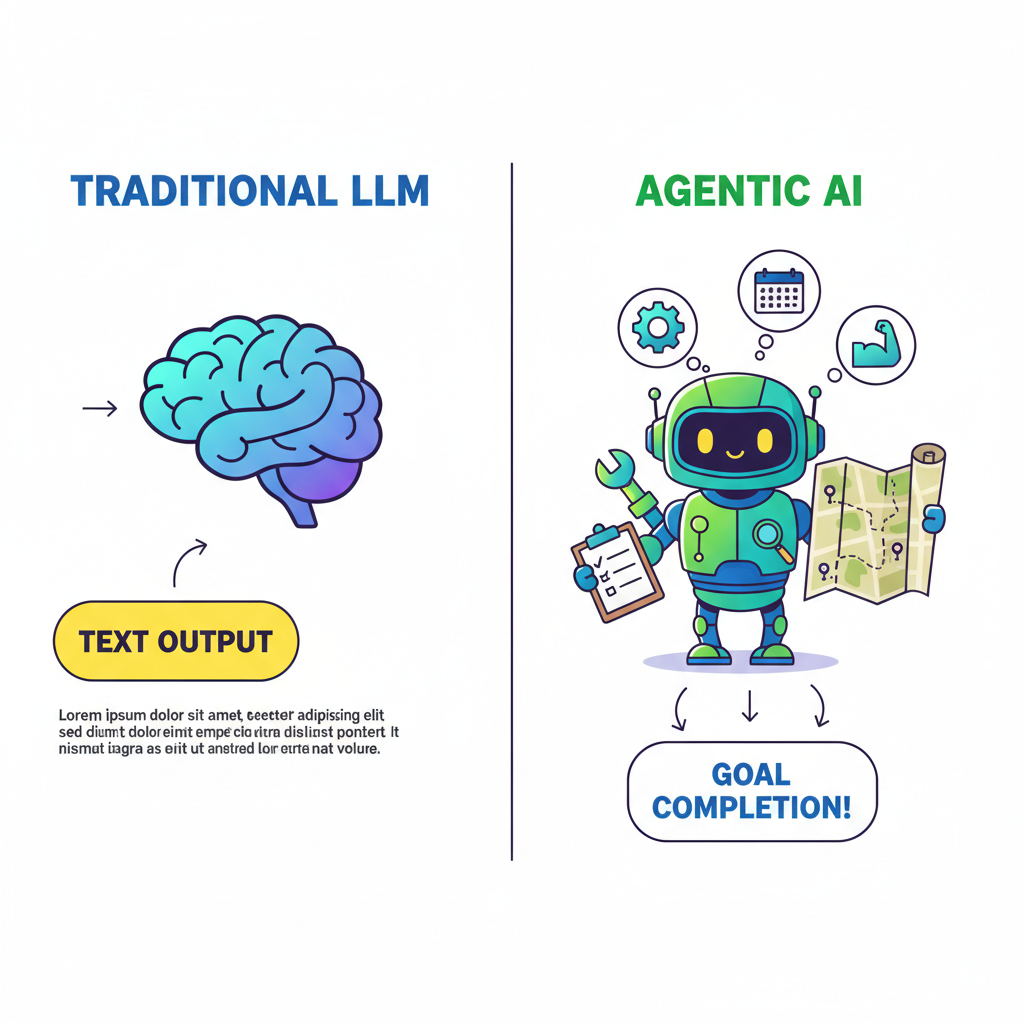 Image for Introduction: The Paradigm Shift from LLMs to Agentic AI
